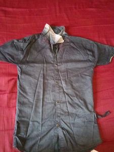 Stylish Blue Denim Shirt