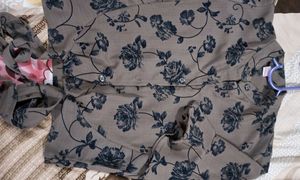 Floral Button-Down Wrap Top
