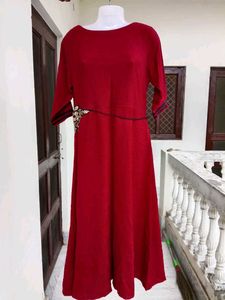 Elegant Red Ethnic Gown