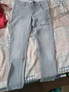 Boy's Grey Denim Jeans