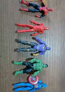 Avengers Superhero Figure Toy Set Of 5
