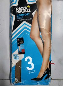 3 Pair Nude Pantyhose Tights (#PH002)