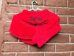 Fluffy Red Night Short