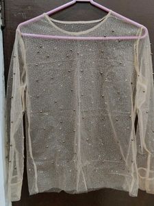 Sparkly Sheer Top