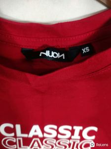 Nuon Red Printed Crop Top (Women&#39;s)