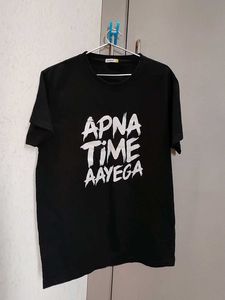 Black Printed T-Shirt