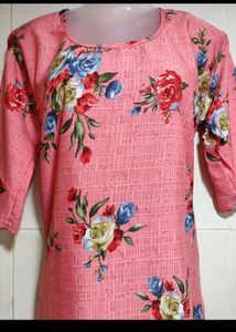 Peach Colour Kurthi Not Used Even Once