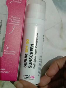 COSIQ Serum SPF 50 Sunscreen