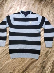 Black And Sky Blue Sweater