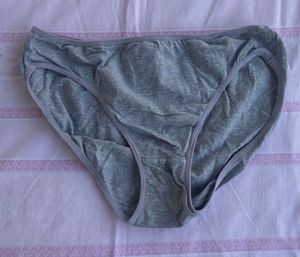anko Gray Cotton Briefs
