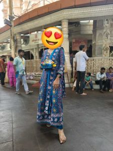 Anarkali Cotton Kurta Set