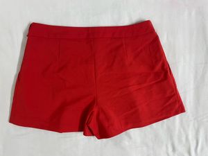 Red Zara Skort waist 32