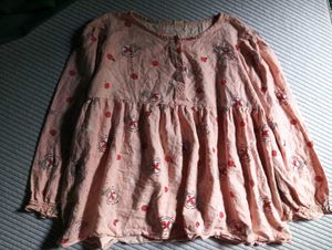 Pink Print Blouse