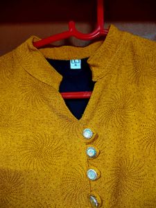 Stylish Yellow &amp; Blue Dress