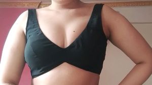 Black V Neck And Backless Blouse