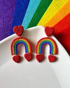 Rainbow Daisy Earrings