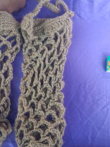 Jute Crochet Bottle Bag