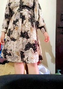 Party Wear Western Floral Frock Dress For Women