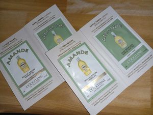 L'Occitane Amande Shower Oil Samples (3)