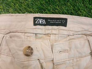 Tan Chinos Jeans From Zara - Size 30inch