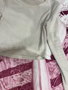 Zara Ribbed Crop Top