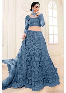 💙Semi stitched beautiful Lehenga