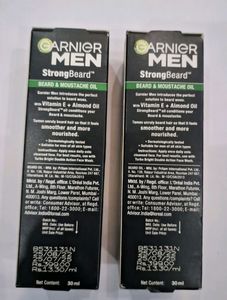 Garnier Men Strong Beard &amp; Moustache Oil 30ml