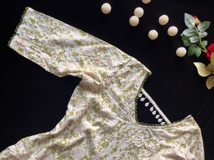 Floral Print Kurta