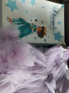 Cute Lavender Tulle Party Dress