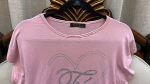Pink Embellished Top