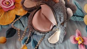 Fuzzy Bunny Shoulder Bag