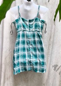 16296. Cute Plaid Mini Dress