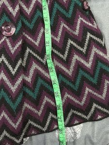 Patterned Knit Coat