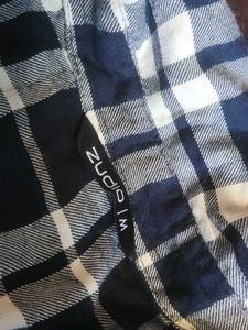 Cute Plaid Tie-Front Top