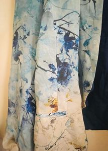 Blue Floral Shrug
