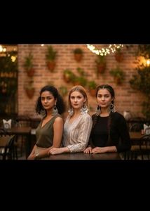 Silver Jhumka Earrings