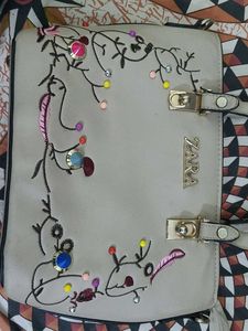ZARA Embroidered HandBag