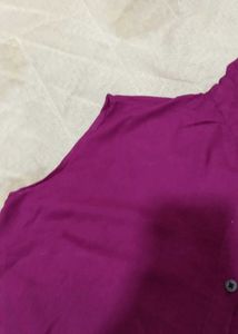 Purple Sleeveless Top