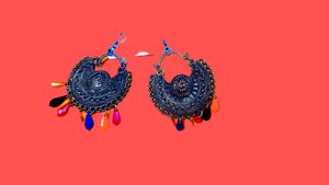 Boho Chic Colorful Drop Earrings
