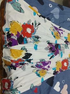 Floral Print Skirt