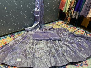 Purple Lehenga Choli