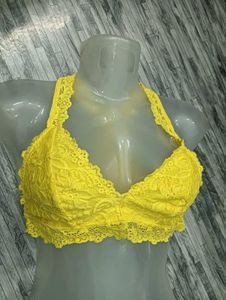 Yellow Tank 💚 Bra Very Beautiful Look