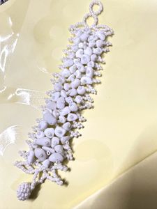 Beaded Handmade Bracelet White