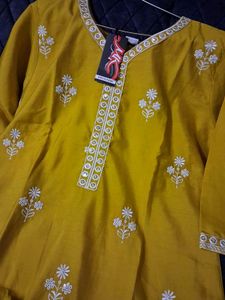 Elegant Embroidered Kurta Set