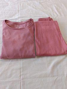 Pink Long Sleeve Top and Lower