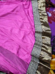 Pink &amp; Blue Ethnic Gown