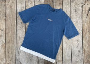 Blue 'Paris OFF' Graphic Tee