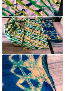 Combo 3 Set Salwar Suit And Green Bangles  No Dama