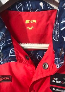 Red Sleeveless Puffer Jacket