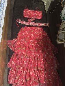 Designer Saree With Belt